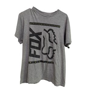 Fox Racing 1974 Gray Graphic Tee Size Medium Standard Fit